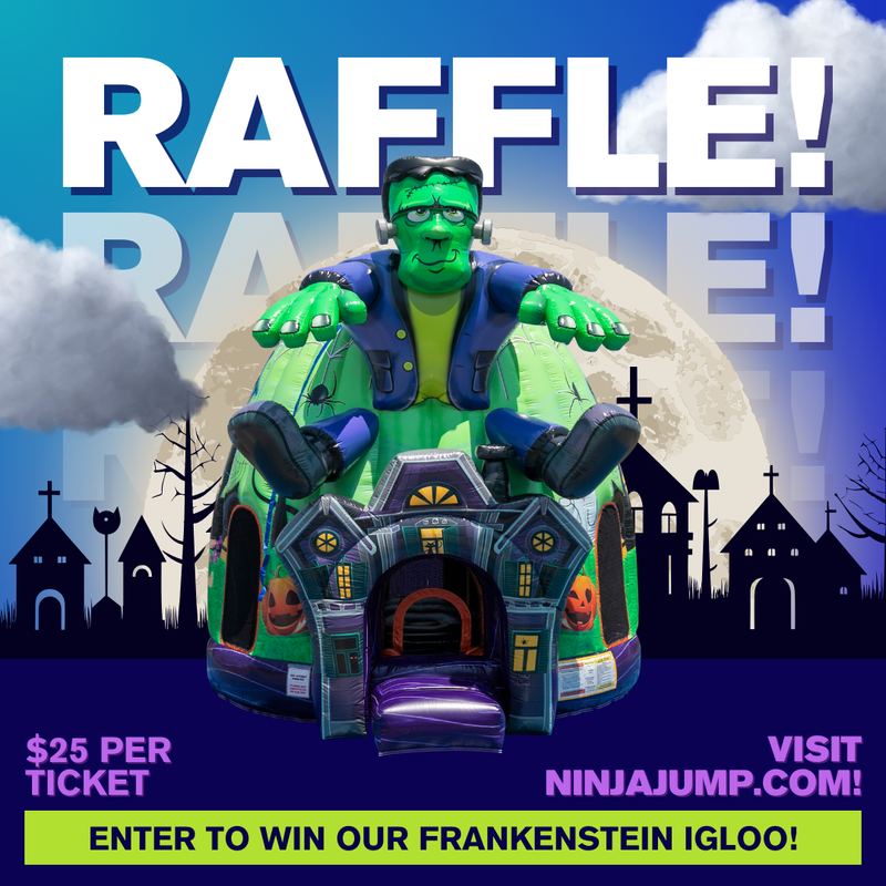 Win the Ultimate Halloween Inflatable: Enter Our Frankenstein Igloo Raffle!