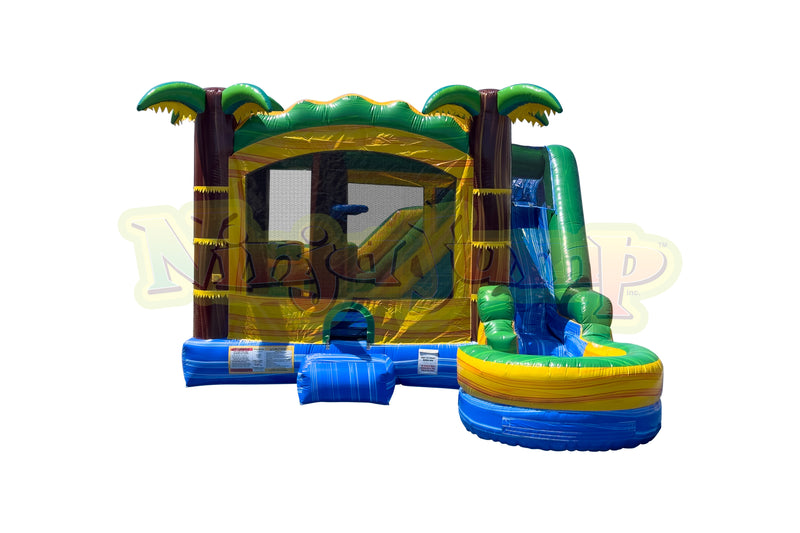 Tropical Island Breeze Combo 7 Inflatable Pool-BB2397-TX