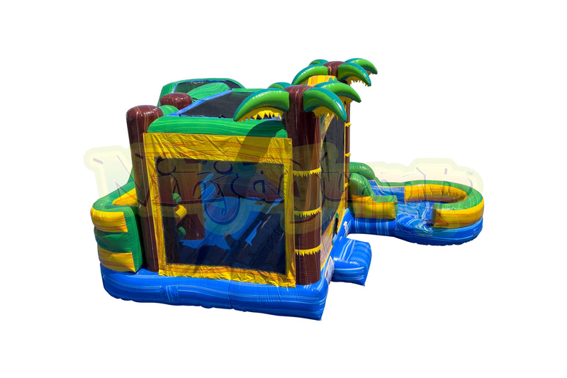 Tropical Island Breeze Combo 7 Inflatable Pool-BB2397-TX